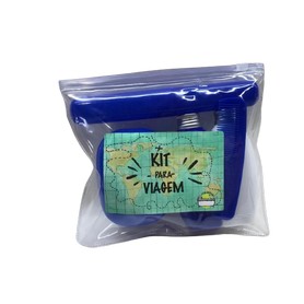 Imagem ilustrativa de Kit viagem azul